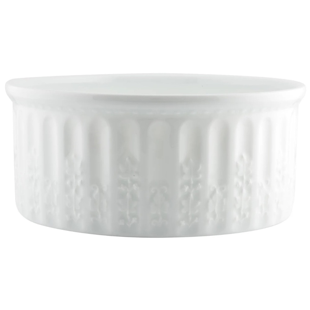 Bernardaud Louvre 2 Quart Round Casserole Souffle Serving Bowl Limoges France